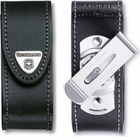 Чехол для ножа Victorinox Leather Belt Pouch, черный, кожа купить в Великом Новгороде