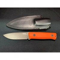 Нож LionSteel Bushcraft-R, сталь Sleipner, рукоять G10, оранжевый купить в Великом Новгороде