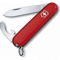 Нож перочинный Victorinox Bantam, сталь X55CrMo14, рукоять Cellidor®, красный купить в Великом Новгороде