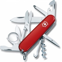 Нож перочинный Victorinox Explorer, сталь X55CrMo14, рукоять Cellidor®, красный купить в Великом Новгороде