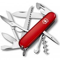 Нож перочинный Victorinox Huntsman, сталь X55CrMo14, рукоять Cellidor®, красный купить в Великом Новгороде