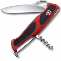 Нож перочинный Victorinox RangerGrip 63, сталь X55CrMo14, рукоять полиамид, красно-чёрный купить в Великом Новгороде