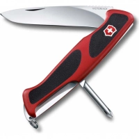 Нож перочинный Victorinox RangerGrip, сталь X50CrMoV15, рукоять нейлон, красно-чёрный купить в Великом Новгороде