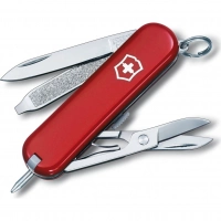 Нож перочинный Victorinox Signature, сталь X55CrMo14, рукоять Cellidor®, красный купить в Великом Новгороде