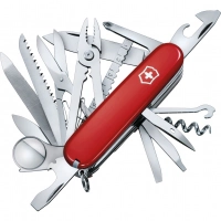 Нож перочинный Victorinox SwissChamp, сталь X55CrMo14, рукоять Cellidor®, красный купить в Великом Новгороде