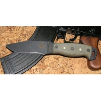 Нож с фиксированным клинком Ontario «NS-4 Black Canvas Micarta Handle» купить в Великом Новгороде