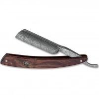 Опасная бритва Boker Damascus Curly Birch 6/8, сталь дамаск, рукоять коричневая береза купить в Великом Новгороде