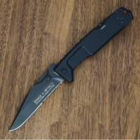 Складной нож Extrema Ratio M.P.C. (Multi Purpose Compact) Black, сталь Bhler N690, рукоять черный антикородал (алюминиевый сплав) купить в Великом Новгороде