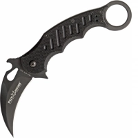 Складной нож Fox Karambit, сталь N690, рукоять стеклотекстолит G-10, чёрный купить в Великом Новгороде