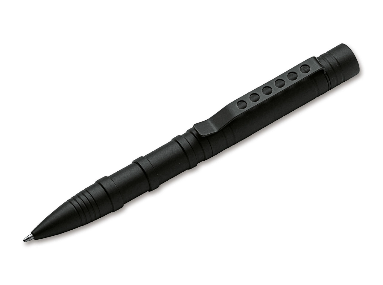 Тактическая ручка Boker Quest Commando Pen, алюминий, цвет черный