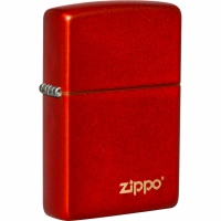 Зажигалка Classic Metallic Red ZIPPO с логотипом Zippo купить в Великом Новгороде