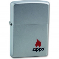 Зажигалка ZIPPO Satin Chrome, латунь с ник.-хром. покрыт., серебр., матовая, 36х56х12 мм купить в Великом Новгороде