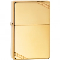 Зажигалка ZIPPO Vintage™ с покрытием High Polish Brass купить в Великом Новгороде